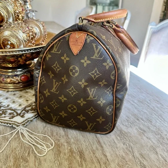 Louis Vuitton Monogram Brown speedy 30 - Picture 3 of 16